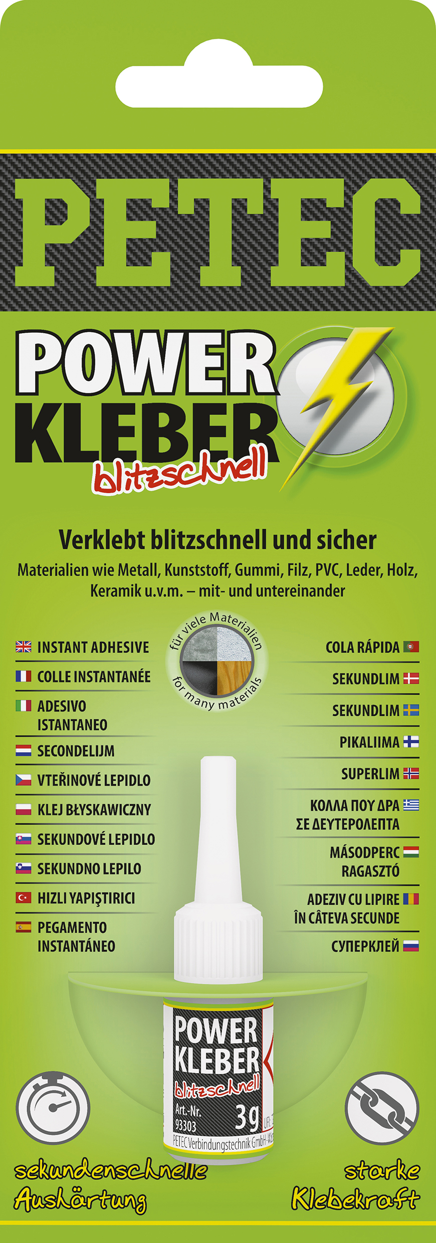 Power Kleber, 3g, SB-Karte