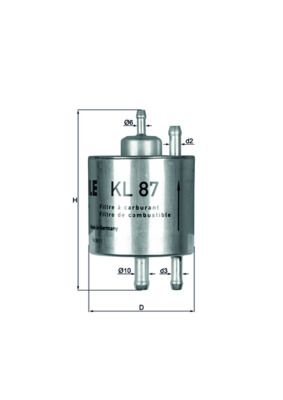 KNECHT Kraftstofffilter (KL 87)