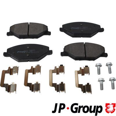 JP GROUP Bremsbelagsatz, Scheibenbremse (1163609910)