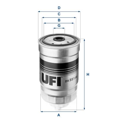UFI Kraftstofffilter (24.351.00)