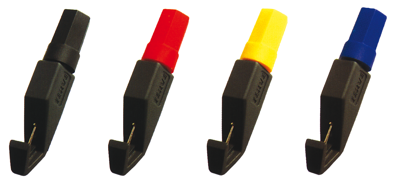 Abgreifklemmen-Set, 4 Stück 600V_CAT2
