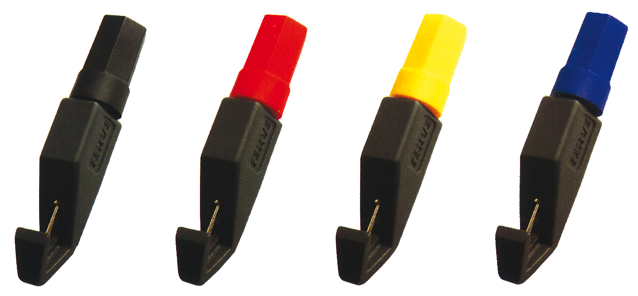 Abgreifklemmen-Set, 4 Stück 600V_CAT2 Abgreifklemmen-Set, 4 Stück 600V_CAT2