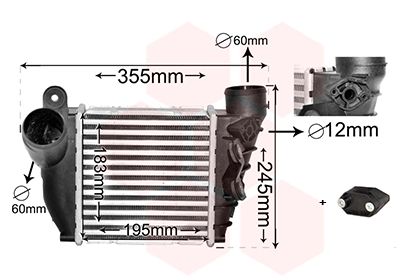 VAN WEZEL Ladeluftkühler (58004200) Thumbnail