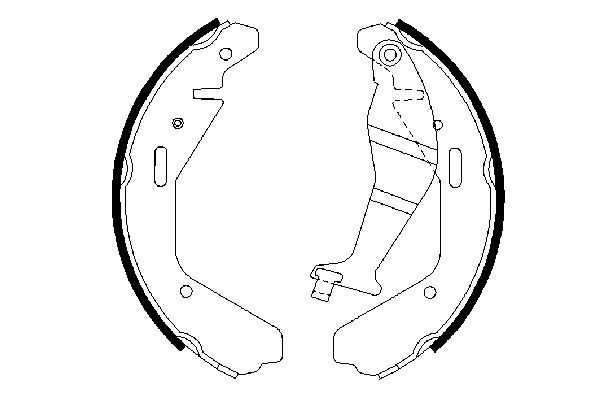 BOSCH Bremsbackensatz (0 986 487 707) BOSCH Bremsbackensatz (0 986 487 707)