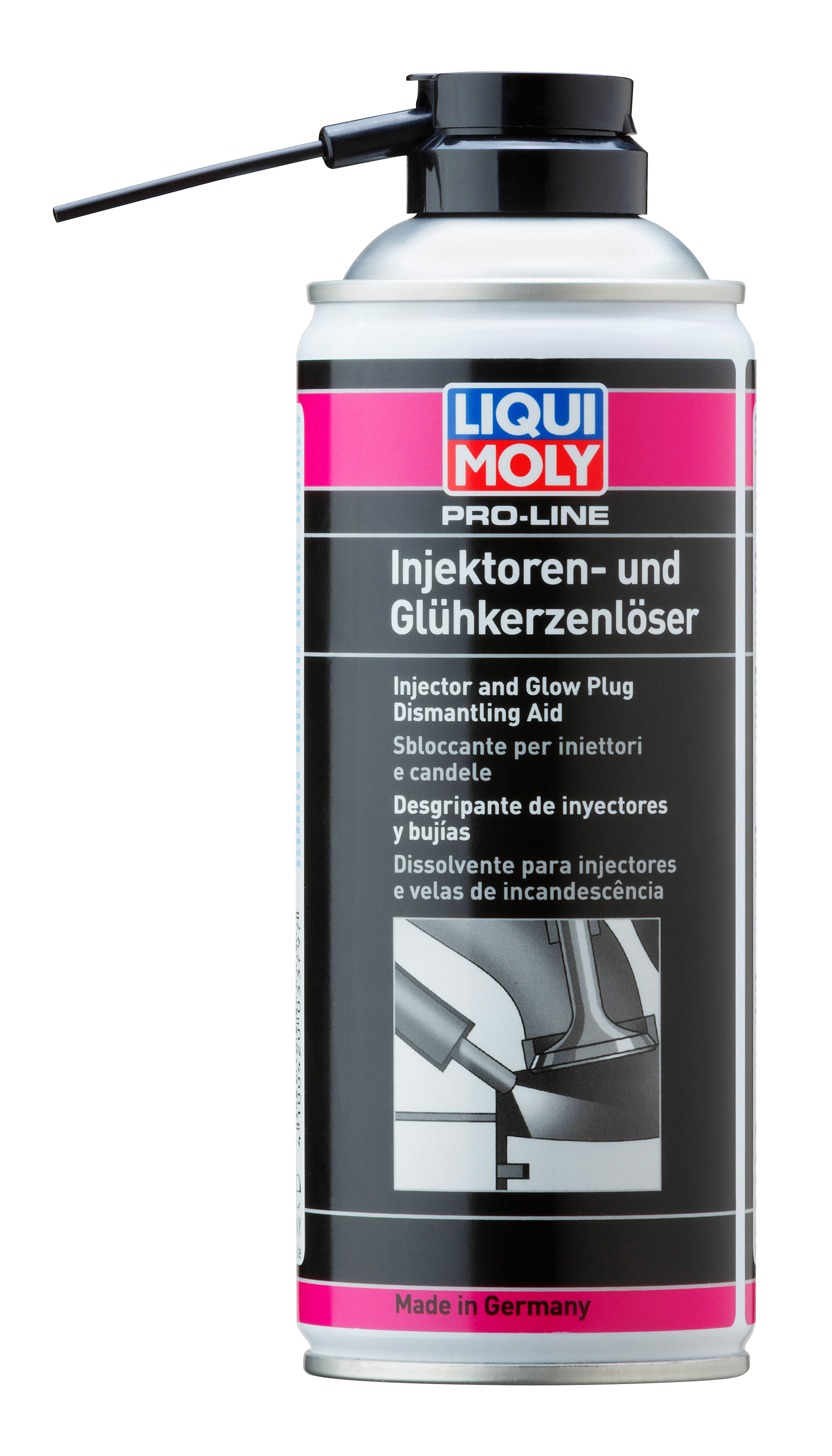 LIQUI MOLY Pro-Line Injektoren- und Glühkerzenlöser, 400 ml (3379)