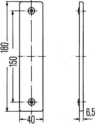 HELLA Rückstrahler (8RA 002 023-001)