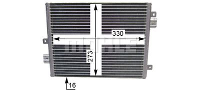 MAHLE Kondensator, Klimaanlage (AC 354 000P)