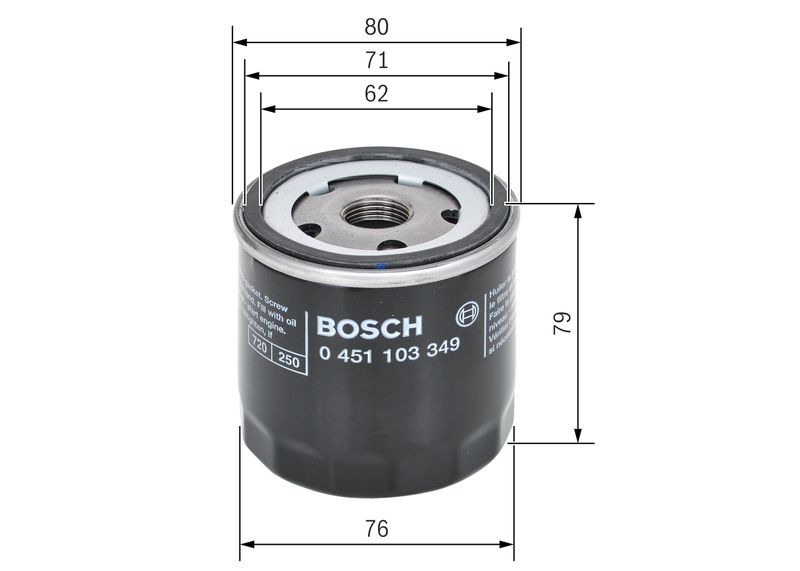 BOSCH Ölfilter (0 451 103 349) BOSCH Ölfilter (0 451 103 349)
