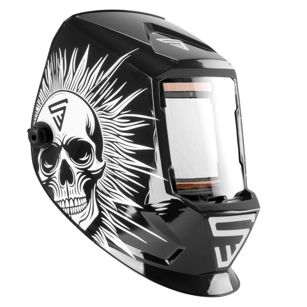 STAHLWERK Automatik Schweißhelm ST-990 SE "Sonderedition Skull" Real Colour 3 in 1