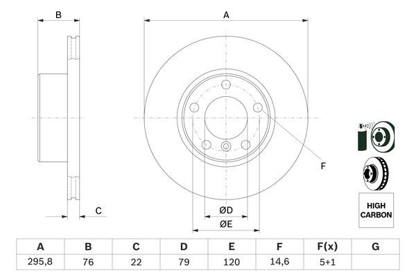 BOSCH Bremsscheibe (0 986 478 848) BOSCH Bremsscheibe (0 986 478 848)