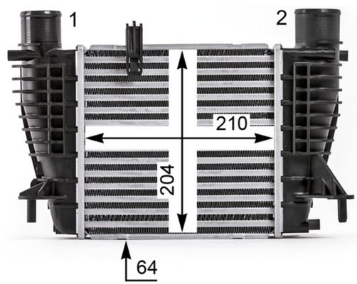 MAHLE Ladeluftkühler (CI 533 000P)