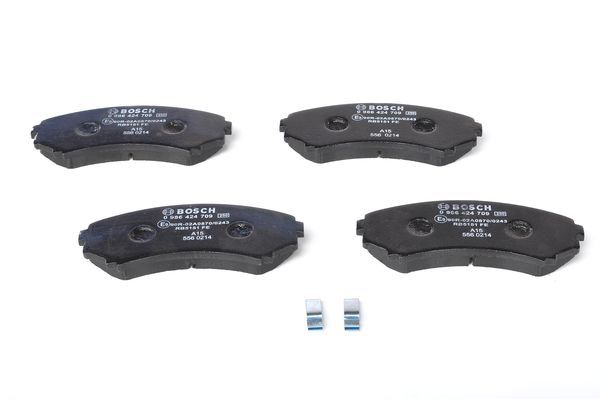 BOSCH Bremsbelagsatz, Scheibenbremse (0 986 424 709)