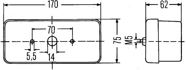 HELLA Heckleuchte (2SD 002 582-021)