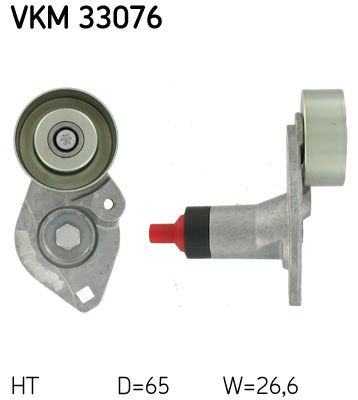 SKF Spannrolle, Keilrippenriemen (VKM 33076)