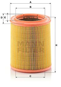 MANN-FILTER Luftfilter (C 1472) Thumbnail
