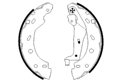 HELLA Bremsbackensatz (8DB 355 002-421)