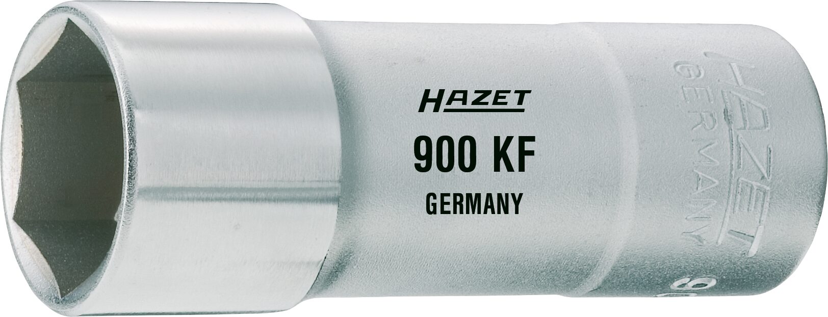 HAZET Zündkerzen Steckschlüsseleinsatz 900AKF ∙ Vierkant12,5 mm (1/2 Zoll) ∙ Außen-Sechskant Profil ∙ 16 mm ∙ 5⁄8 ″
