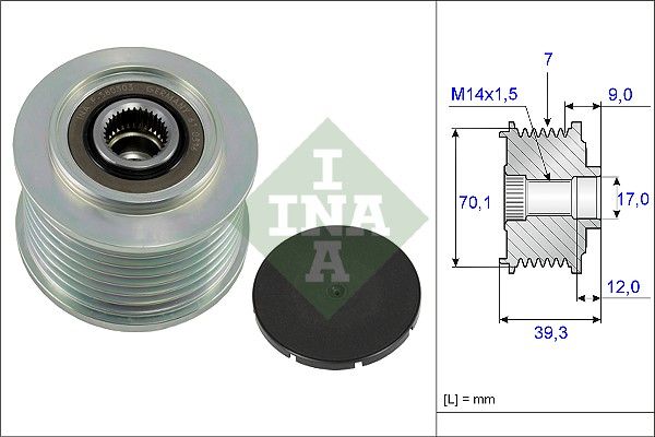 INA Generatorfreilauf (535 0214 10) 4005108721464 535 0214 10