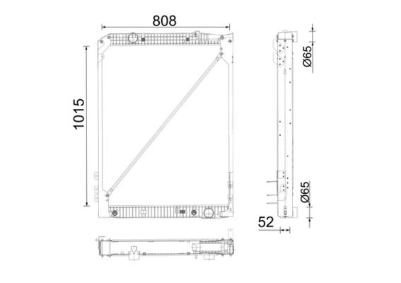 MAHLE Kühler, Abgasrückführung (CE 11 000P) MAHLE Kühler, Abgasrückführung (CE 11 000P)