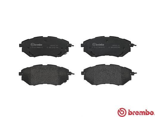 BREMBO Bremsbelagsatz, Scheibenbremse (P 78 017)