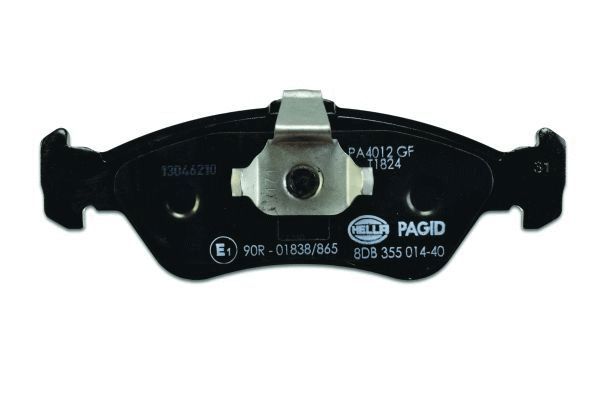 HELLA Bremsbelagsatz, Scheibenbremse (8DB 355 014-401) HELLA Bremsbelagsatz, Scheibenbremse (8DB 355 014-401)