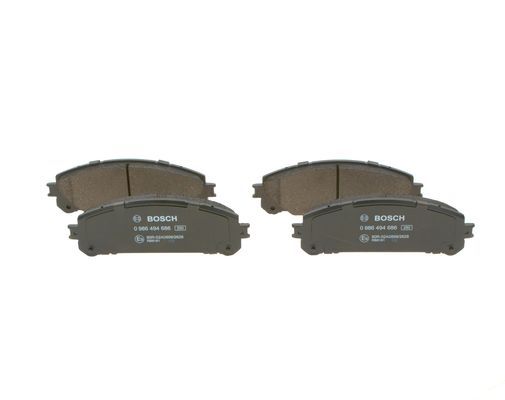 BOSCH Bremsbelagsatz, Scheibenbremse (0 986 494 686)