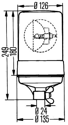 HELLA Rundumkennleuchte (2RL 004 957-101) 4082300045543 2RL 004 957-101