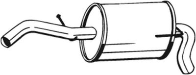 BOSAL Endschalldämpfer (233-607)