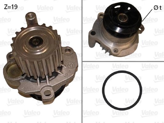 VALEO Wasserpumpe, Motorkühlung (506873)
