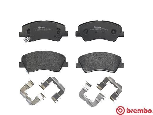 BREMBO Bremsbelagsatz, Scheibenbremse (P 18 025)