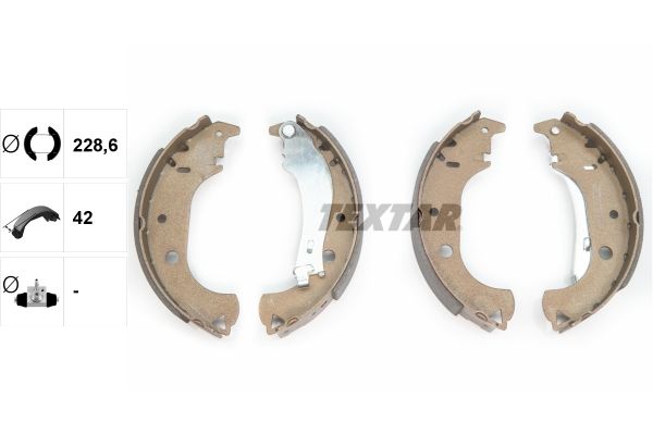 TEXTAR Bremsbackensatz (91059900)