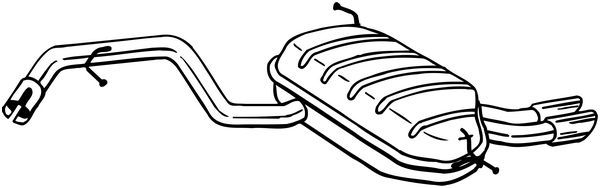 BOSAL Endschalldämpfer (279-631) Thumbnail