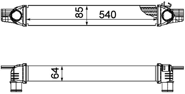 MAHLE Ladeluftkühler (CI 180 000P)