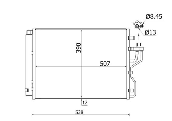 MAHLE Kondensator, Klimaanlage (AC 768 000S)