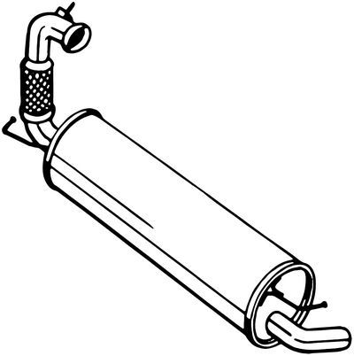 BOSAL Endschalldämpfer (200-143)