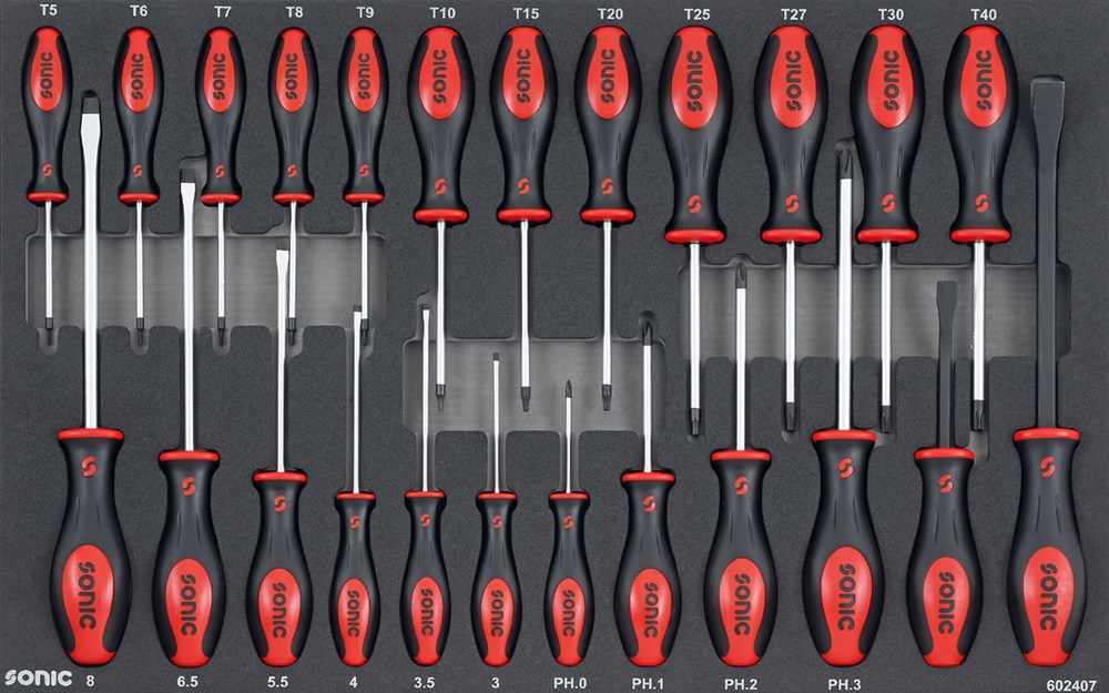 SFS Schraubendreher-Satz, 24-tlg. SFS Schraubendreher-Satz, 24-tlg.