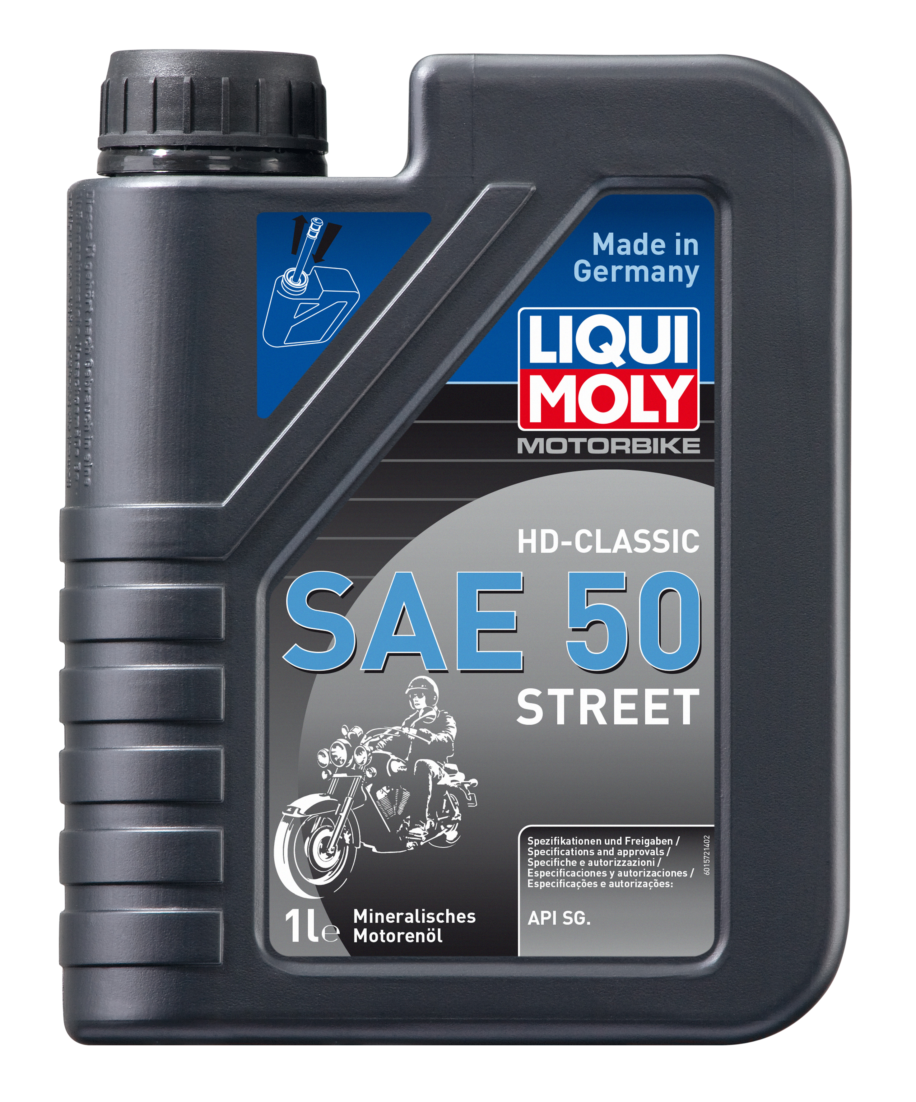 LIQUI MOLY Motorbike HD-Classic SAE 50 Street, 1 l (1572)
