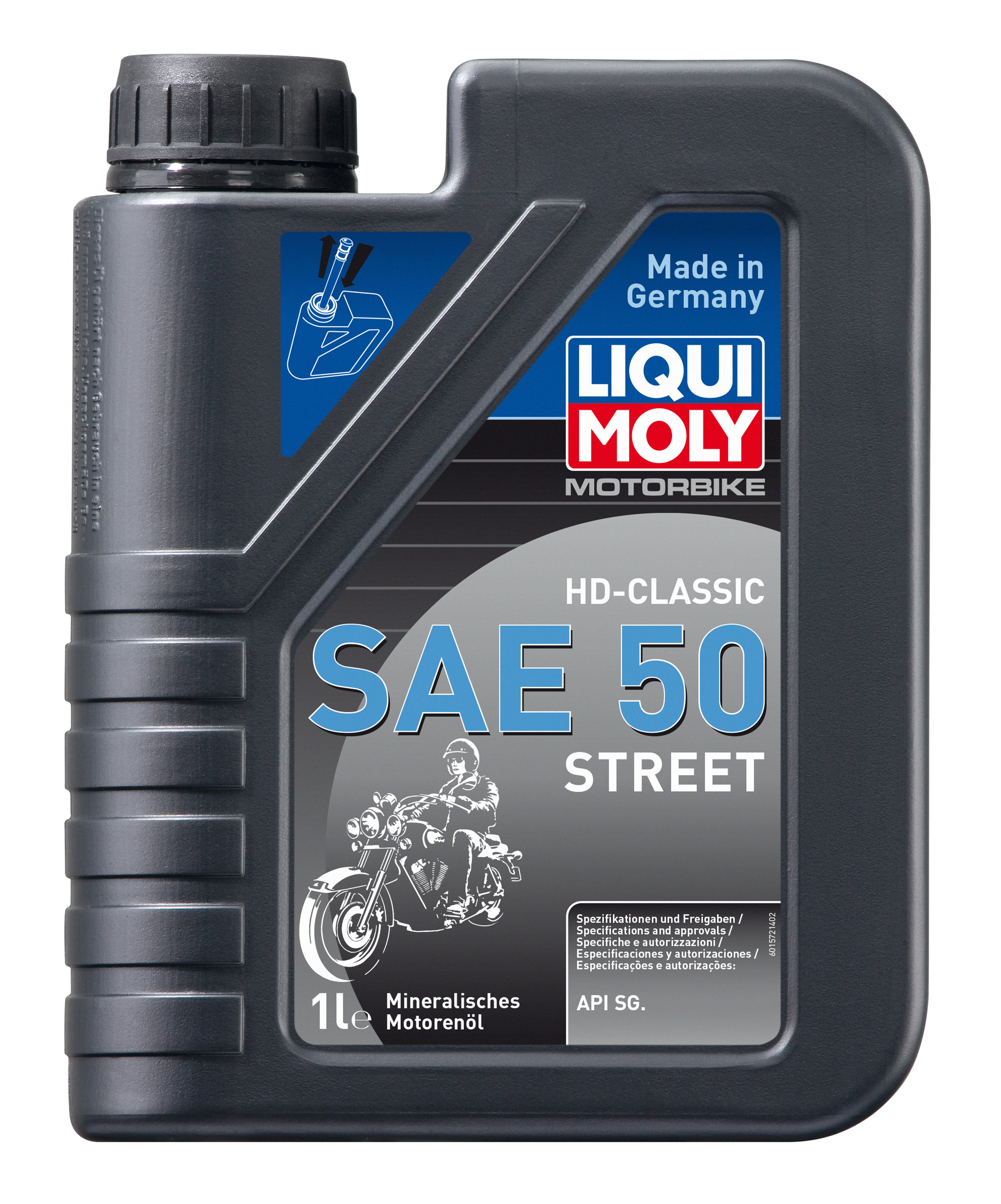 LIQUI MOLY Motorbike HD-Classic SAE 50 Street, 1 l (1572) LIQUI MOLY Motorbike HD-Classic SAE 50 Street, 1 l (1572)