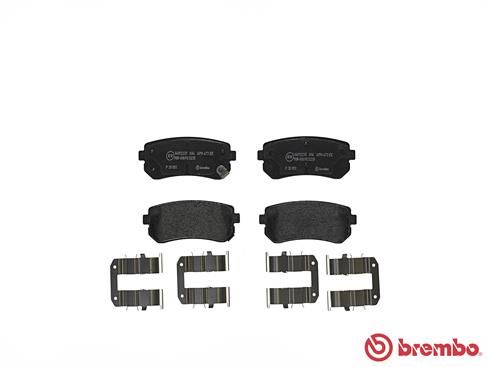 BREMBO Bremsbelagsatz, Scheibenbremse (P 30 051)