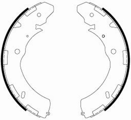 TEXTAR Bremsbackensatz (91073000)