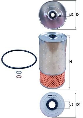 KNECHT Ölfilter (OX 78D)