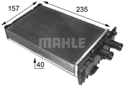 MAHLE Wärmetauscher, Innenraumheizung (AH 48 000S) 4057635045315 AH 48 000S