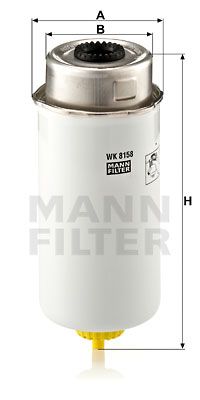 MANN-FILTER Kraftstofffilter (WK 8158) Thumbnail