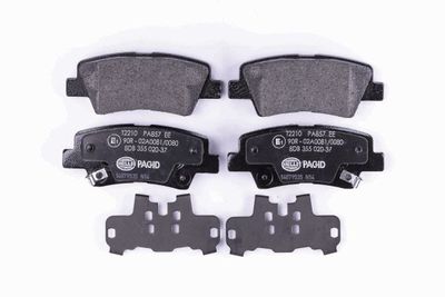 HELLA PAGID Bremsbelagsatz, Scheibenbremse (8DB 355 020-371)
