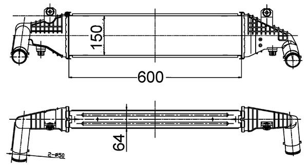 MAHLE Ladeluftkühler (CI 504 000S) Thumbnail