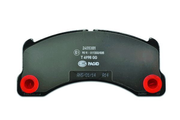 HELLA Bremsbelagsatz, Scheibenbremse (8DB 355 014-151) HELLA Bremsbelagsatz, Scheibenbremse (8DB 355 014-151)