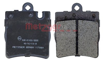 METZGER Bremsbelagsatz, Scheibenbremse (1170064)