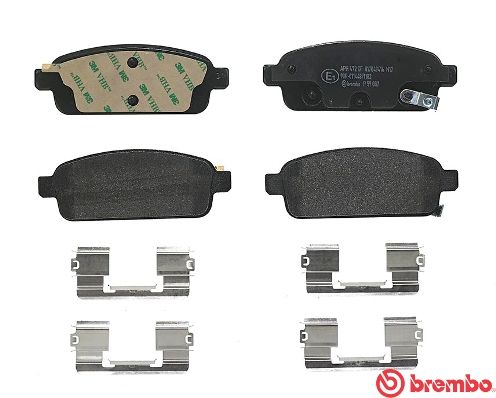 BREMBO Bremsbelagsatz, Scheibenbremse (P 59 087)