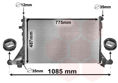 VAN WEZEL Kühler, Motorkühlung (43002560) Thumbnail