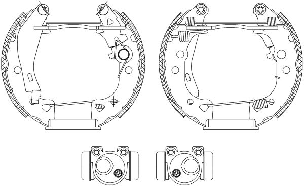TEXTAR Bremsbackensatz (84038002)